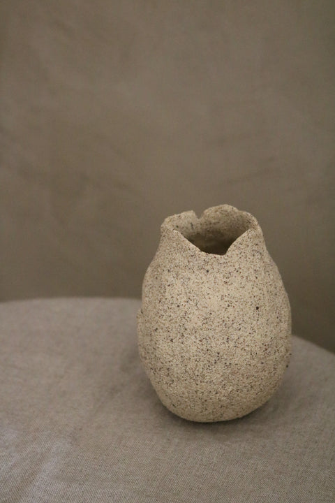 3.5" Gathered Earth Bud Vessel
