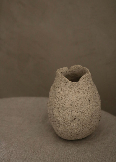 3.5" Gathered Earth Bud Vessel