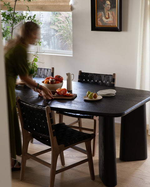 Soft Scandinavian Mid Century Oak Dining Side Chair