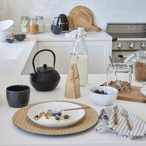 Costa Nova Costa Nova Everyday Modern Handmade Stoneware Fruit Bowl - Set of 4