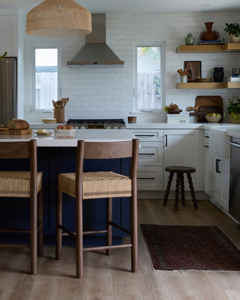 Isa Timeless Minimalist Scandinavian High Back Counter Stool