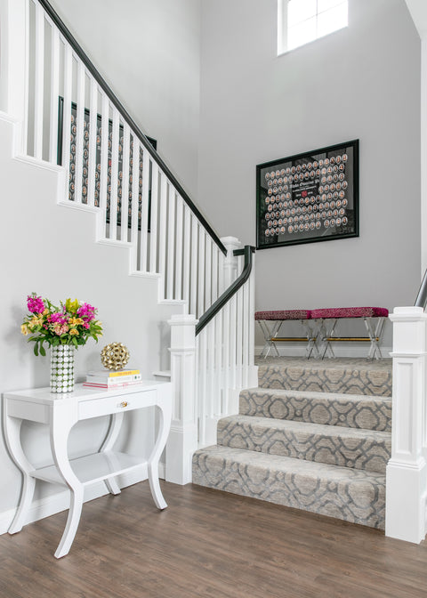 Space Saving Center Contemporary Curved Accent Table