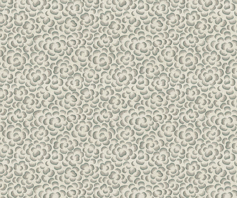 Artisan Floral Linen Fabric with Embroidery - 145cm