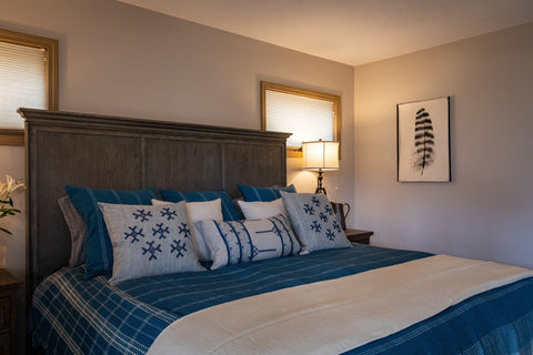 Powered by People Artful Traditionalist Scandinavian Embroidery Pillow Cover - 15 x 28