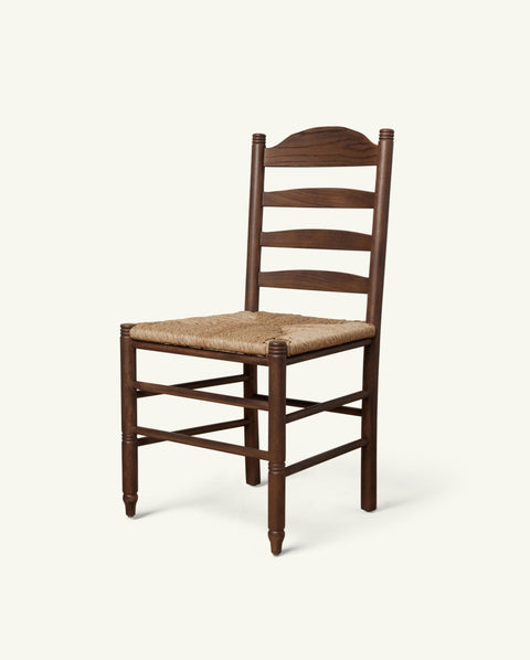 Lea Artful Traditionalist Farmhouse Ladder Back Dining Side Chair