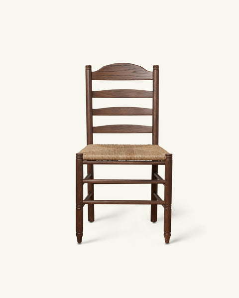 Lea Artful Traditionalist Farmhouse Ladder Back Dining Side Chair