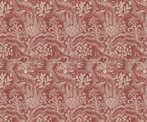 Floral Statement Fabric in Sandshell - 139cm