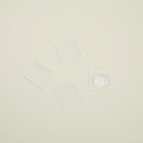 Hawkins New York Party Minimalist Cocktail Napkin with Frayed Edges - Set of 4