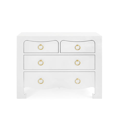Jacqui Contemporary Accent Chest with Pull Handles