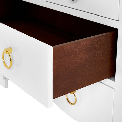 Jacqui Contemporary Accent Chest with Pull Handles