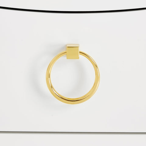 Jacqui Contemporary Accent Chest with Pull Handles