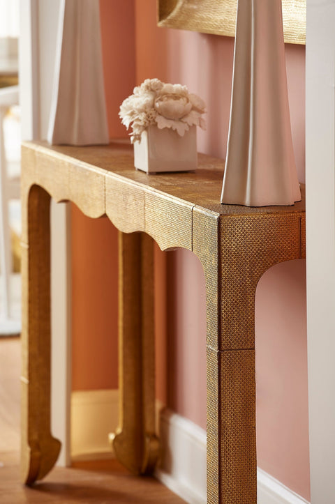 Jaques Deco Art Deco Rectangle Console with Claw Foot