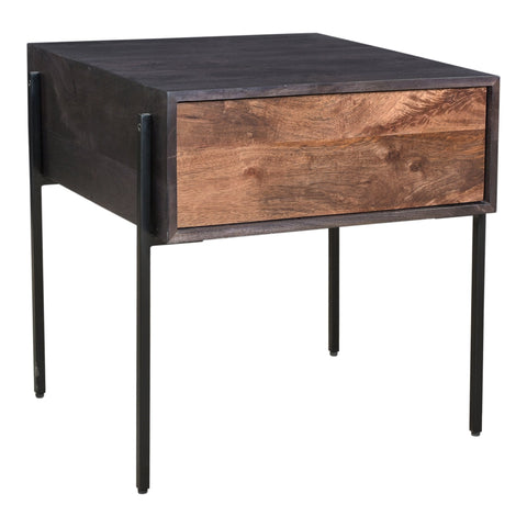 Tobin Modern Square Accent Table with Frame Design