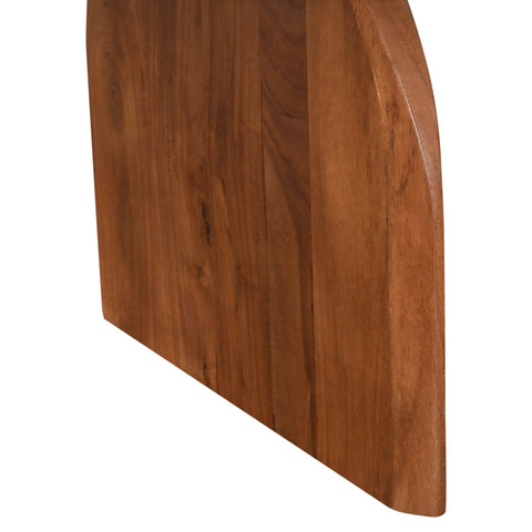 LH Imports Domingo Timeless Minimalist Modern Curved Coffee Table