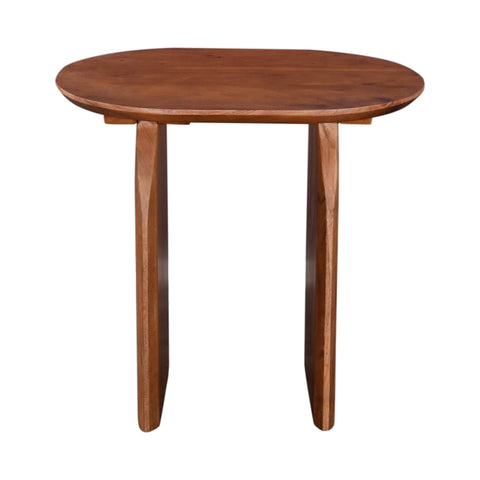 LH Imports Domingo Organic Modern Curved Center Table