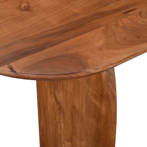 Domingo Timeless Minimalist Curved Entryway Console