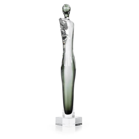 Decorating Essentials Contemporary Asymmetrical Glass Sculpture