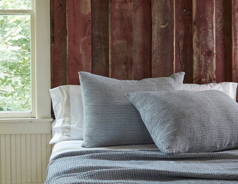 Jenna Geometric Woven Rectangle Throw with Fringe Scandinavian Style