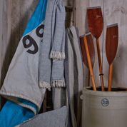 Jenna Geometric Fringe Blanket for Contemporary Living Spaces