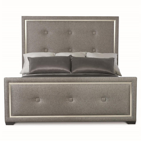 Bernhardt Elegant Decorage Upholstered Panel with Button Tufting - Low Profile - King