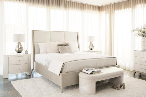 Bernhardt Contemporary Axiom Wingback Upholstered Panel - Queen - King - Queen