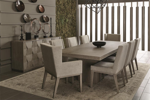 Timeless Minimalist Farm Dining Table with Block Feet