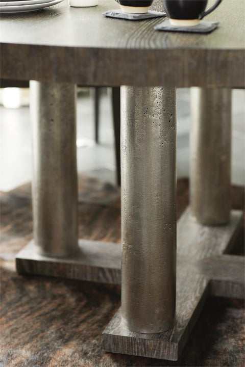 Bernhardt Nature-Driven Modernist Tulip Round Dining Table - 60 W