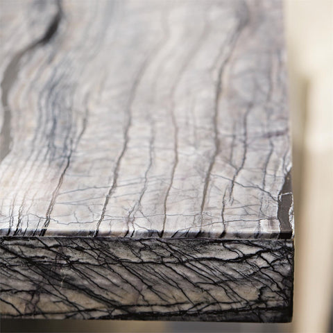 Bernhardt Timeless Minimalist Modern Marble Writing Desk - 72 W