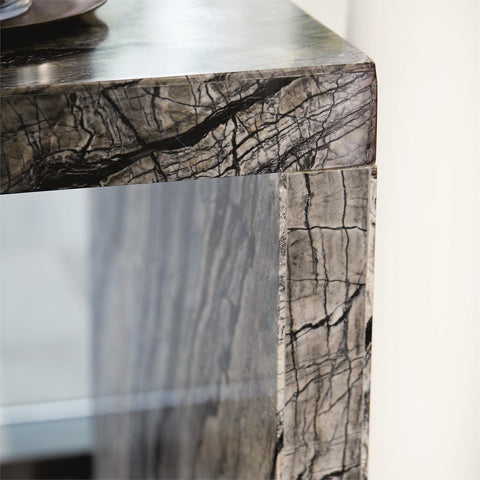 Bernhardt Timeless Minimalist Modern Marble Writing Desk - 72 W