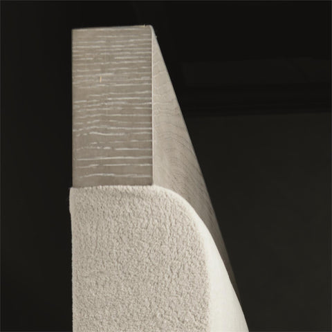 Bernhardt Modern Linea Low Profile Upholstered Panel Bed - Queen - Cal King - King - Queen