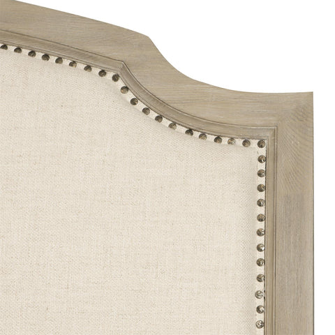Bernhardt Contemporary Santa Barbara Arch Panel with Nailhead Trim - Queen - King - Queen