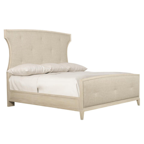 Bernhardt Elegant East Hampton Wingback Upholstered Panel Bed - King - Queen - King