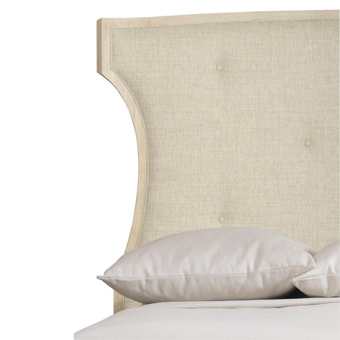 Bernhardt Elegant East Hampton Wingback Upholstered Panel Bed - King - Queen - King