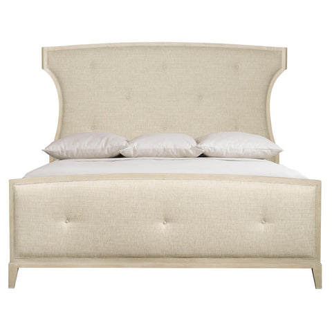 Bernhardt Elegant East Hampton Wingback Upholstered Panel Bed - King - Queen - King