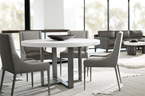 Bernhardt Merrion Timeless Minimalist Round Tulip Dining Table
