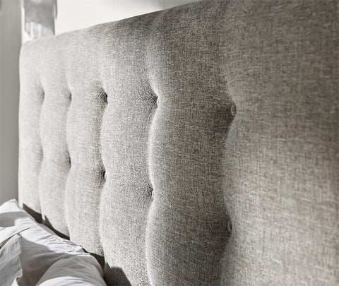 Bernhardt Farmhouse Low Profile Upholstered Panel Bed - Queen - Cal King - Queen - King