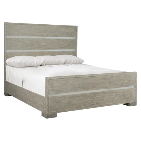 Bernhardt Farmhouse Low Profile Upholstered Panel Bed - Queen - Cal King - Queen - King