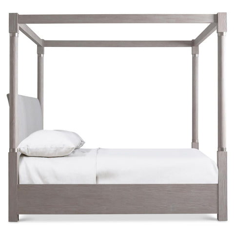 Bernhardt Modern Trianon Upholstered Canopy with Headboard - Bed - Cal King - Queen - King