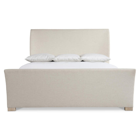 Bernhardt Modern Modulum Sleigh Bed with Arch Upholstered Design - King - Cal King - King - Queen