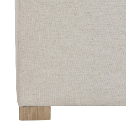 Bernhardt Modern Modulum Sleigh Bed with Arch Upholstered Design - King - Cal King - King - Queen