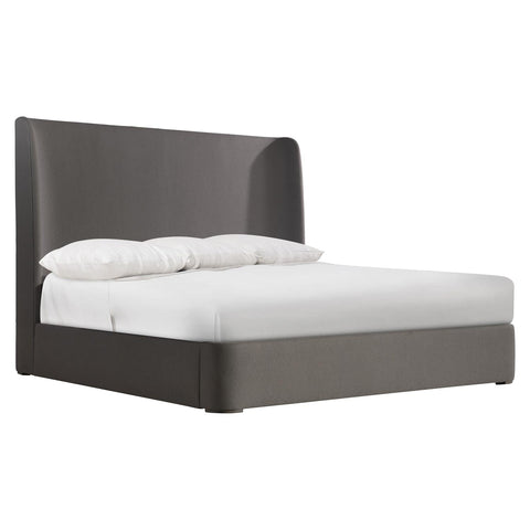 Bernhardt Contemporary Puro Wingback Platform Bed - Queen - Queen - King