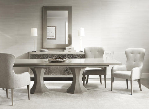 Bernhardt Timeless Minimalist Contemporary Drum Dining Table