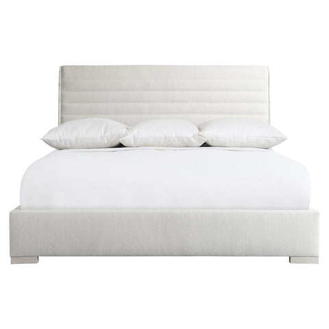 Bernhardt Modern Sereno Upholstered Panel with Buttonless Tufting - Low Profile - Cal King - King