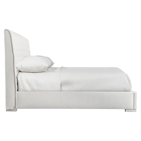 Bernhardt Modern Sereno Upholstered Panel with Buttonless Tufting - Low Profile - Cal King - King