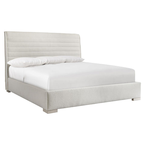 Bernhardt Modern Sereno Upholstered Panel with Buttonless Tufting - Low Profile - Cal King - King