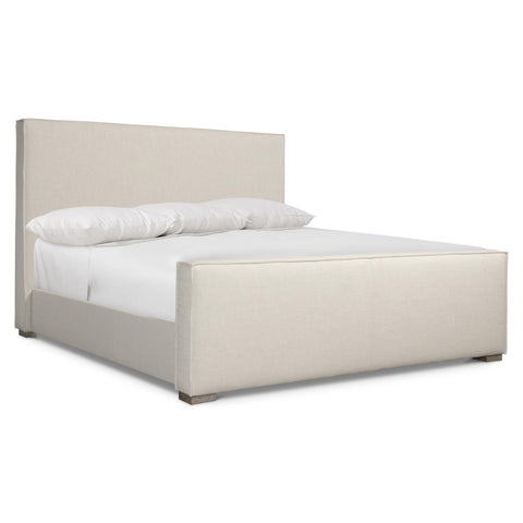 Bernhardt Modern Tribeca Upholstered Panel with Welt Trim - Low Profile - King