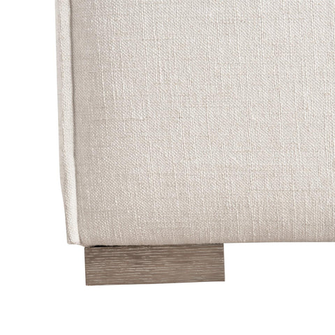 Bernhardt Modern Tribeca Upholstered Panel with Welt Trim - Low Profile - King