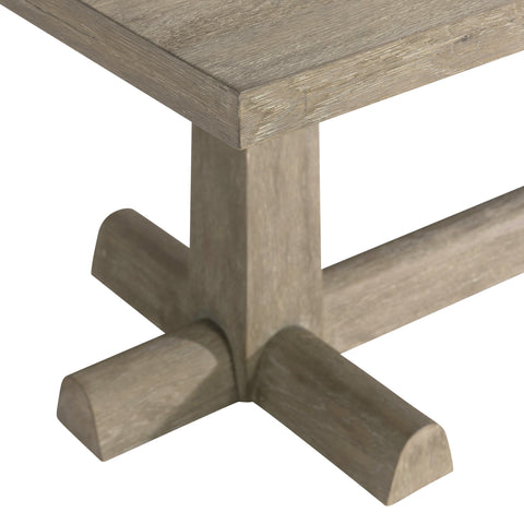 Tribeca Artful Traditionalist Refectory Dining Table Rustic