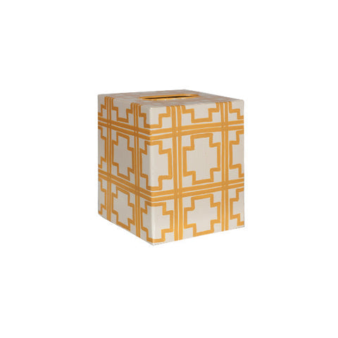 Modern Cube Colored Tissue Box Cover