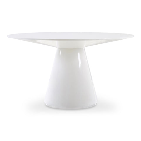Moe's Home Collection Timeless Minimalist Otago Tulip Round Dining Table - 54 W
